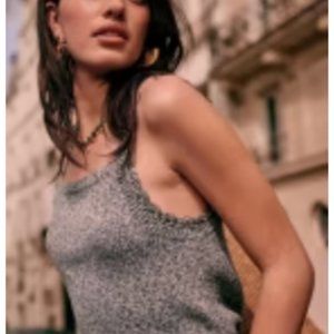 Sezane Linda Sleeveless Knit Top, Size Small